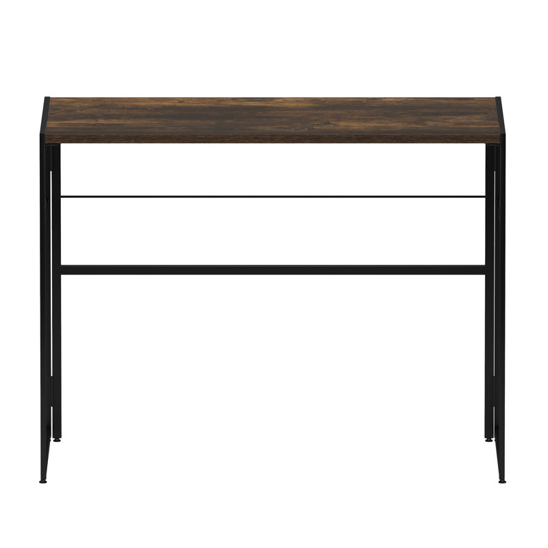 Bureau, Chêne rustique / Noir