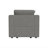 Lockheart 32" Accent Chair Slope Arm Gray-126756036