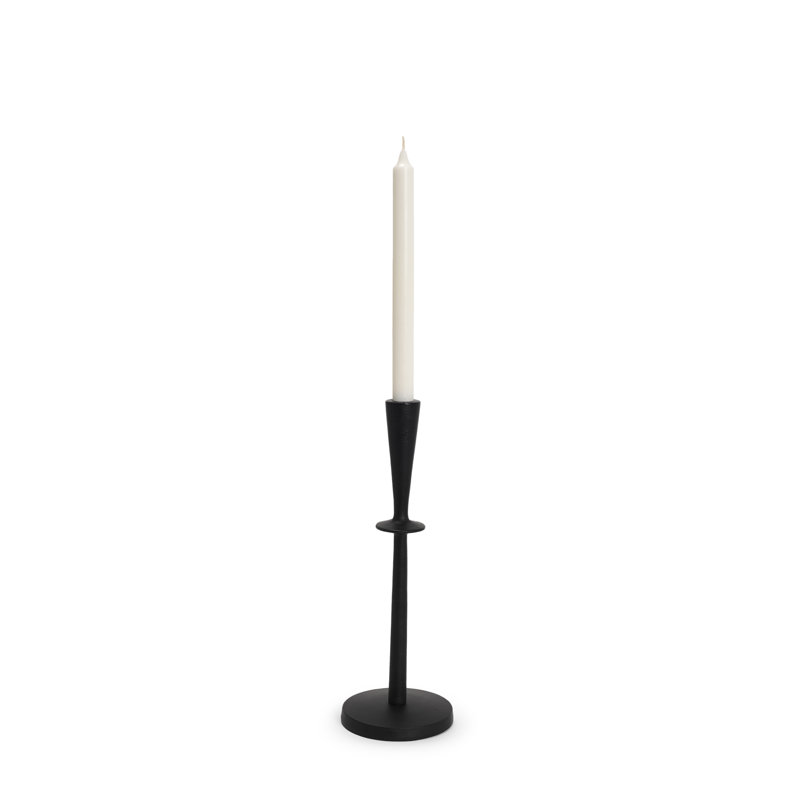 Bougeoir de table en aluminium Devonya, H 13 po x l 4,5 po x P 4,5 po