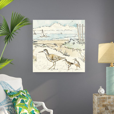 " Coastal Breeze XII " by Anne Tavoletti Painting Print