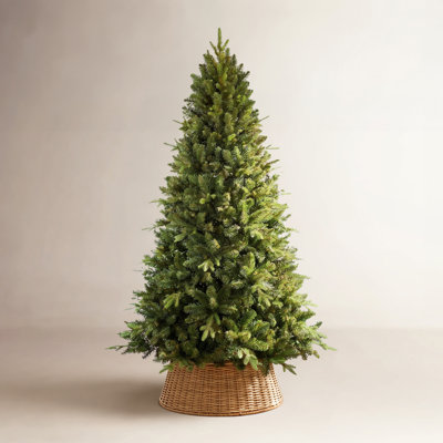 White Pre-Lit Spruce Tree