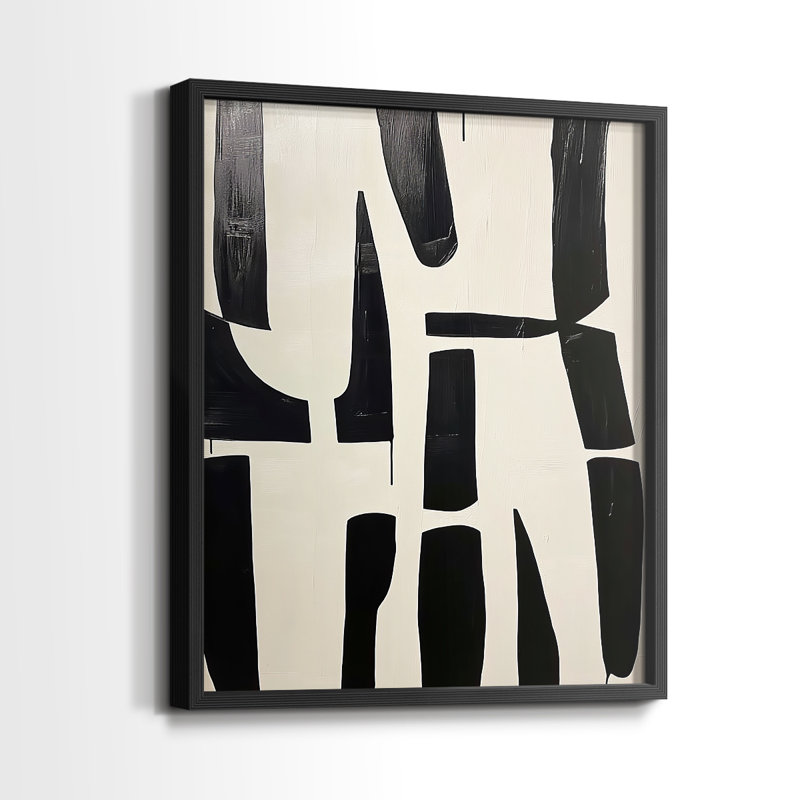 "ABSTRACT Series DCLxxxvii" par J Paul, Noir, noir, noir, noir, H 11 po x l 9 po