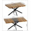 Table de salle à manger rétro avec plateau en bois antique-747026140