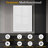 Frameless LED Medicine Cabinet with Adjustable Shelves, Defogger,Dimmer,Memory Function