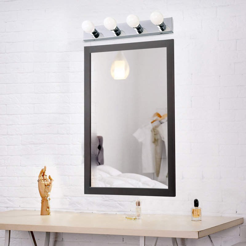 Darrik Dimmable Bath Bar, Polished Chrome, 6