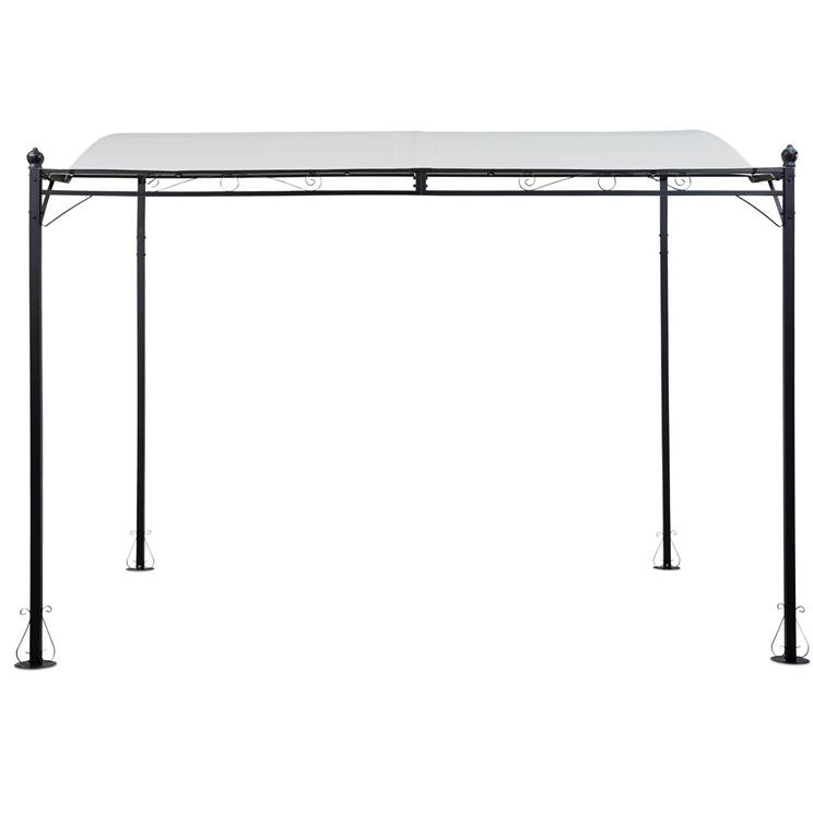Blumfeldt Allure 0.5m x 2m Metal Pergola, White