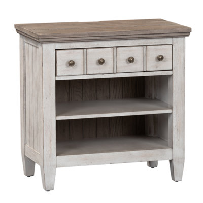 Haylee Kelly Clarkson Home 1-Drawer Nightstand with USB Ports