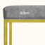 Upholstered Counter Stool with Metal Frame