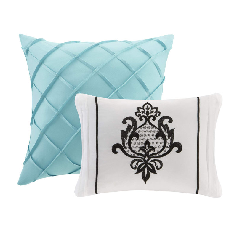 Polyester Damask Comforter Set