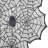 Eerie Black Spiderweb Net Table Runner