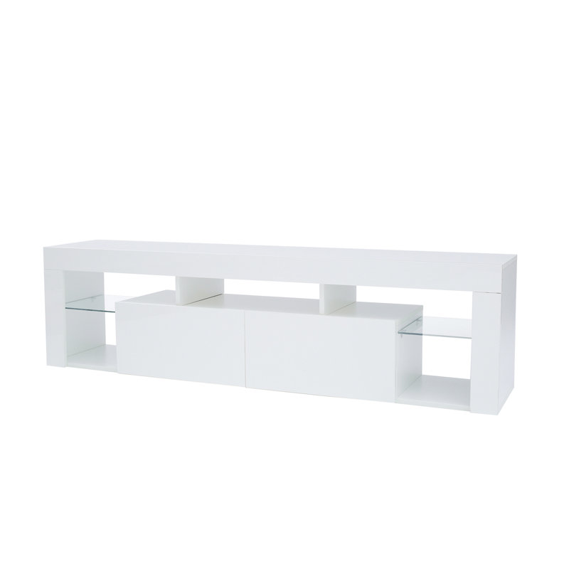 Meuble télé 63 po Tyana, Blanc