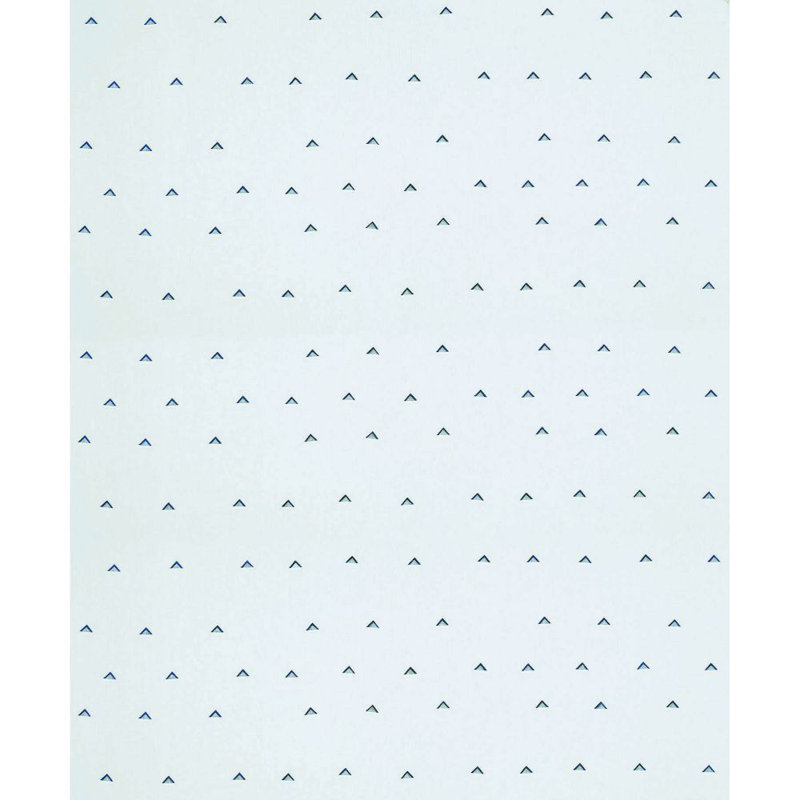 Tissu Schumacher x Caroline Z Hurley, Bleu marine/blanc