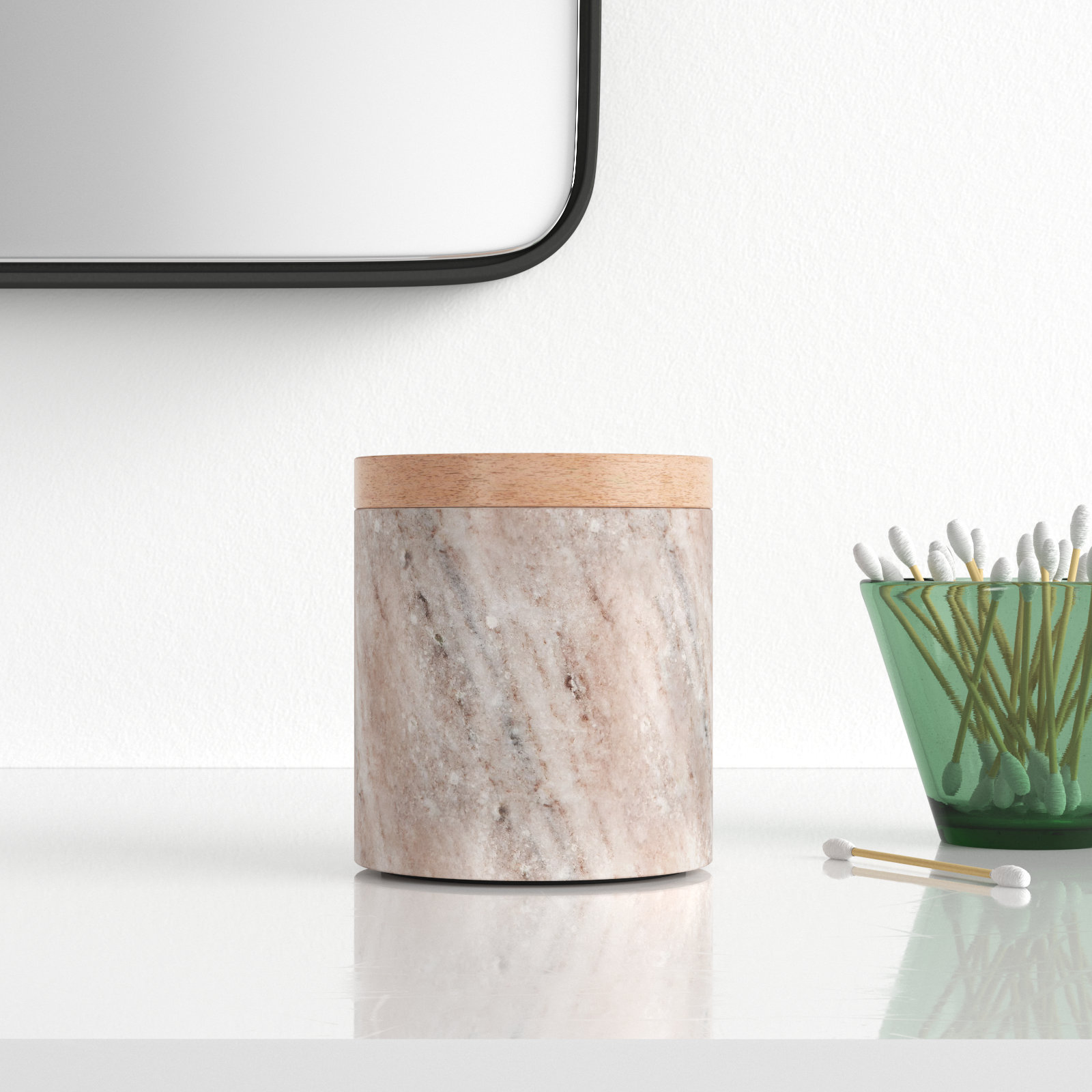 Vesuvio Marble Bathroom Storage Container