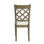 Ensemble de 2 chaises d'appoint en bois