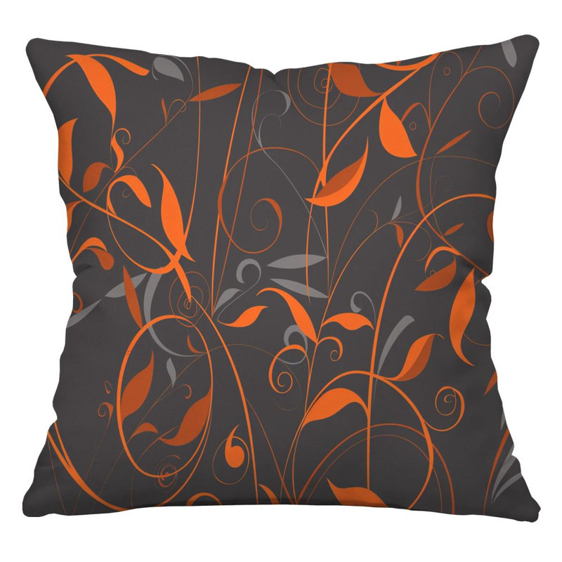 Coussin Floral, H 16 po x l 16 po