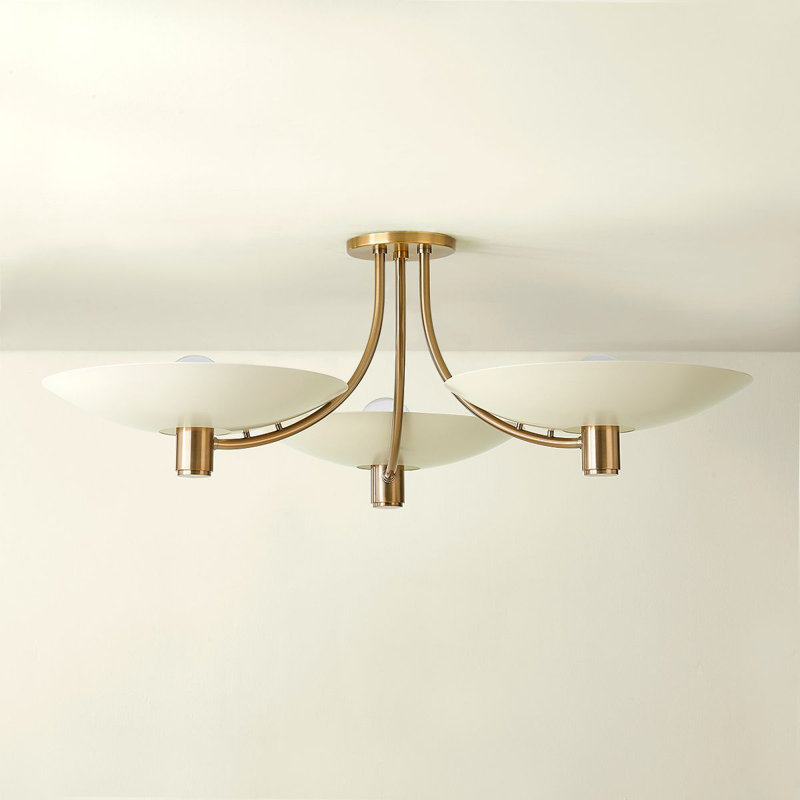 Wolfe 6 Light Semi Flush