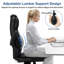Fauteuil de direction avec soutien lombaire gonflable Fauteuil de bureau ergonomique avec accoudoirs rembourrés-2026413828
