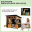 Maisonnette en bois pour enfants, maisonnette d'extérieur, maisonnette spacieuse