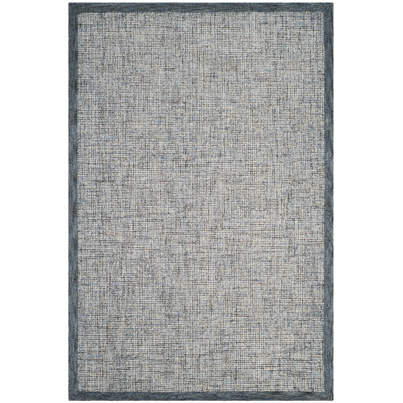 Canales Hand Tufted Wool Rug, Rectangle 6' x 9'
