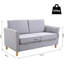 Leela 2 Seater Linen Loveseat-590416759
