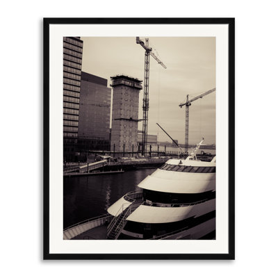 Boston Harbor Print by Alan Scherer