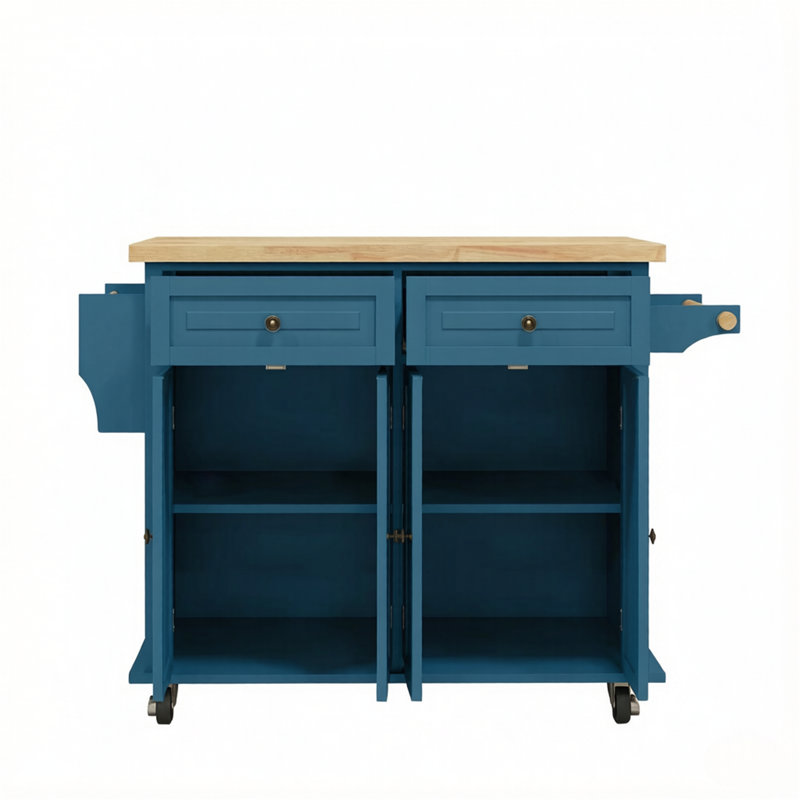 43.8 " W Kitchen Cart