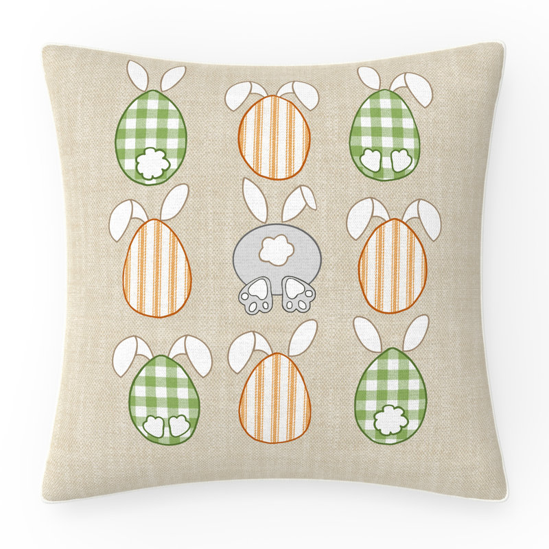 Polyester Throw Square Indoor/Outdoor Pillow Cover & Insert