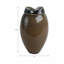 Sagebrook Home 11" Callen Wide Porcelain Vase, Brown-633667707