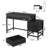 51''w Reversible Computer Desk With 5 Drawers