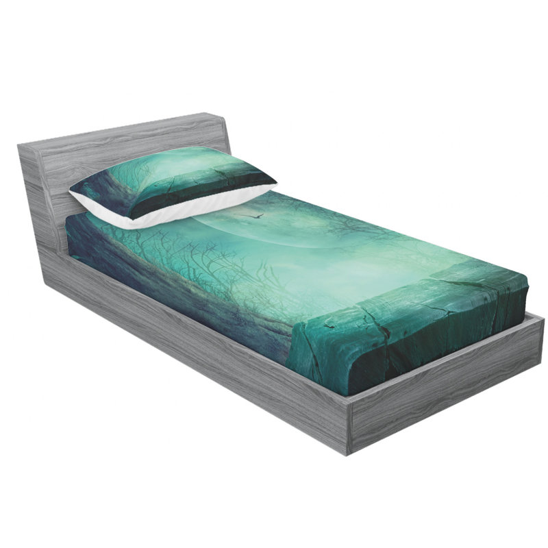 Microfiber Sheet Set, Twin Sheet Set with Fitted Sheet
