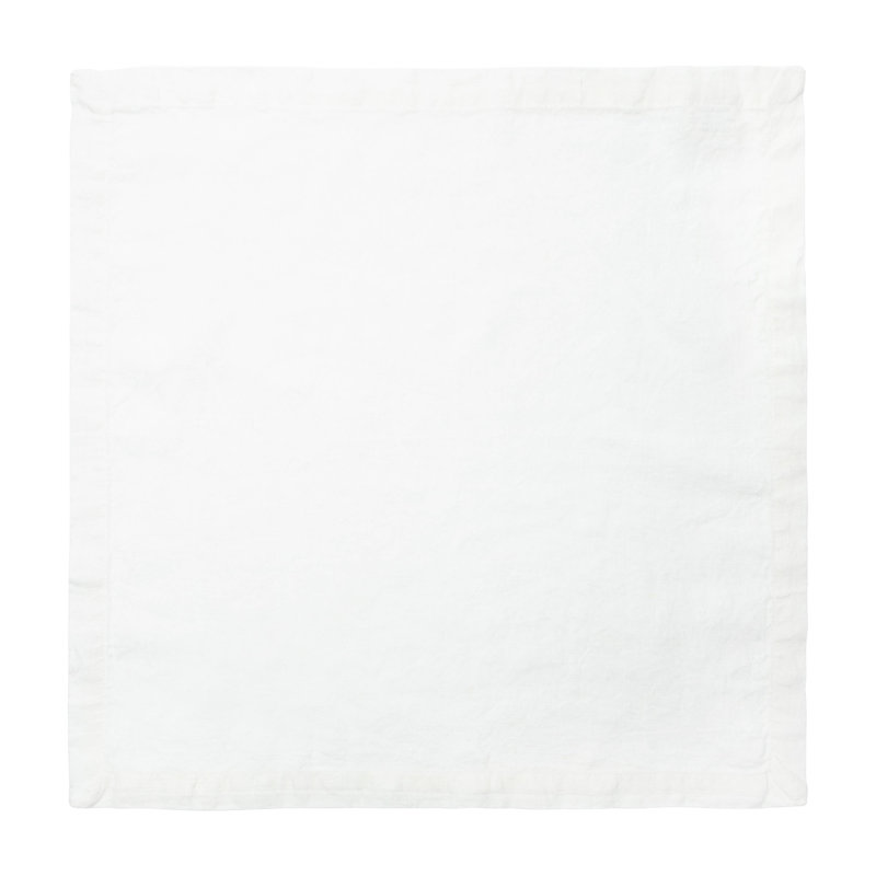Dalissa Linen Square Napkin, White