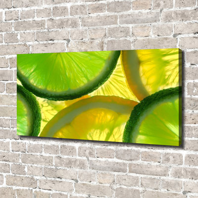 Lime And Lemon - No Frame Print on Canvas