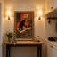 Cadre mural décoratif vintage Black Cat Vinyl ArtOrnate – Cadre doré décoratif pour œuvres d'art.-1766202189