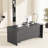 Nikkitta 66.93" Rectangle Executive Office Desk-687464224
