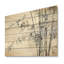 Bambou sauvage noir et blanc - Art mural en bois de bambou sur bois de pin naturel-487391867