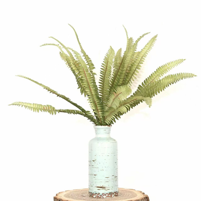 Branche de feuillage de fougère de verdure artificielle, longue tige de ferme pour décorations de table de centre de table de bureau à domicile