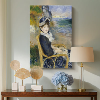 By the Seashore -Gallery Wrapped Canvas by Pierre-Auguste Renoir