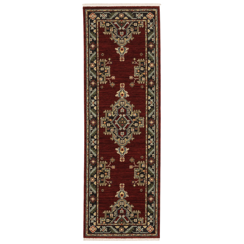Oaklynn Performance Oriental Indoor Rug, Runner 2' x 6'