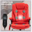 Fauteuil de direction ergonomique à haut dossier, fauteuil d'ordinateur en cuir PU avec repose-pieds rétractable, soutien lombaire, appui-tête et accoudoirs rembourrés, noir-1513840178