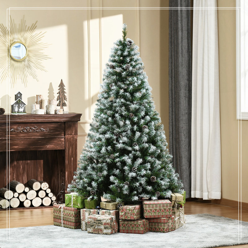 Sapin de Noël artificiel enneigé 6 pi