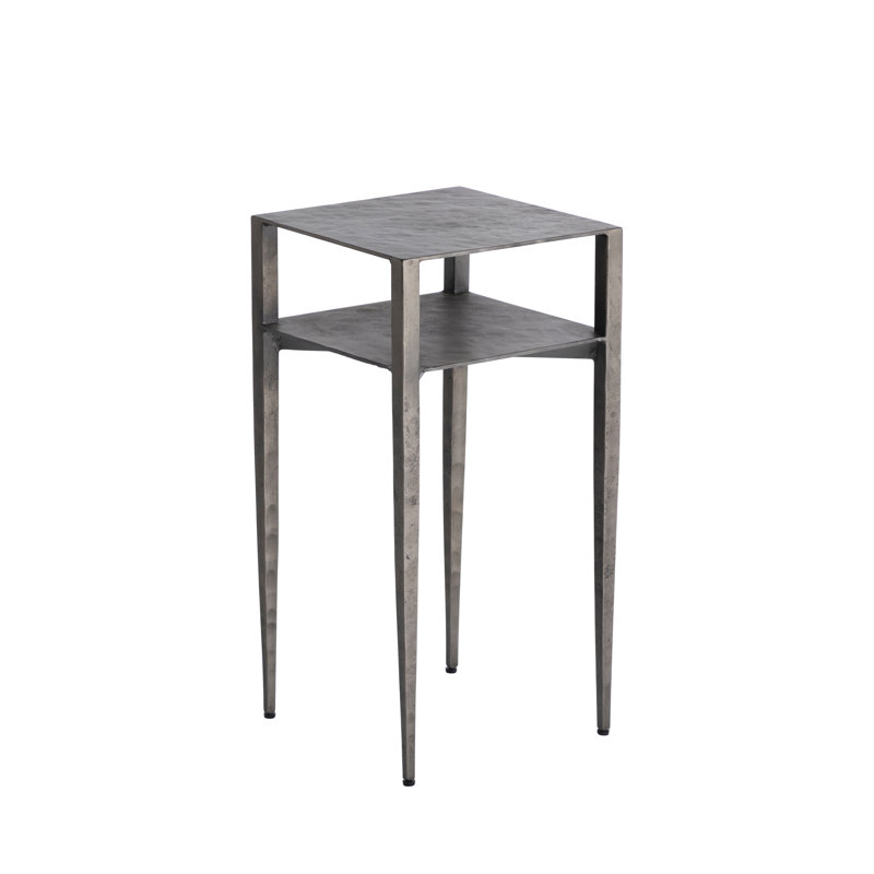 Nightingale Iron End Table with Storage