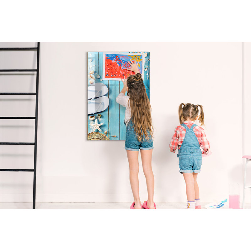 Magnetic Glass Photo Memo Board