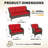 Outdoor Wicker Patio Conversation Set, 4-Piece All-Weather PE Rattan Furniture With 3-Seater Sofa, Armchairs & Soft Cushions, Perfect For Backyard, Porch, Deck & Poolside-830028276