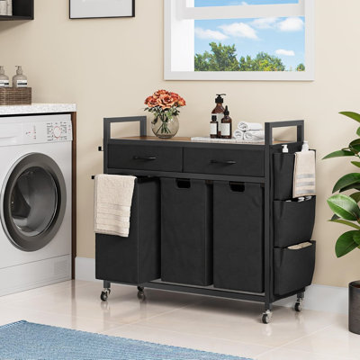 Metal Laundry Cart
