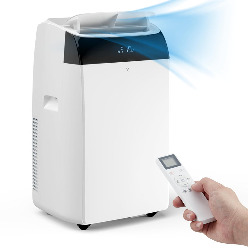 Portable Air Conditioner 12,000 BTU, for Room Up to 550 Sq. Ft., 3-In-1 AC Unit With LED Display, Dehumidifier & Fan, Installation Kit & Remote Control