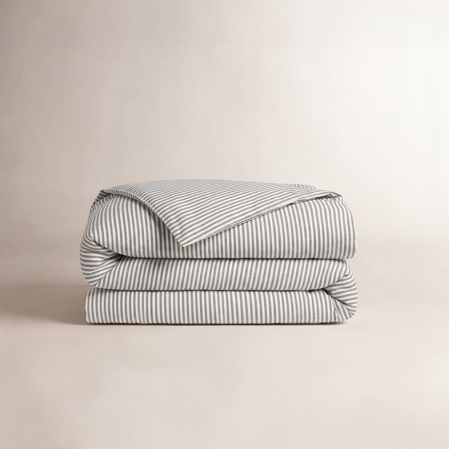 Oakden Cotton Duvet Cover Set, Twin Duvet Cover, Pewter
