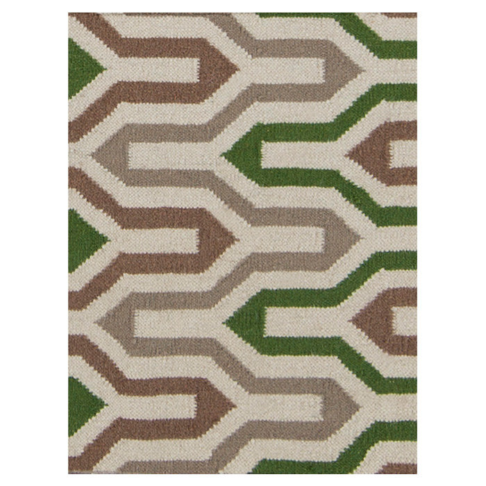 Irizarry Wool Geometric Indoor Rug, Rectangle 2' x 3'