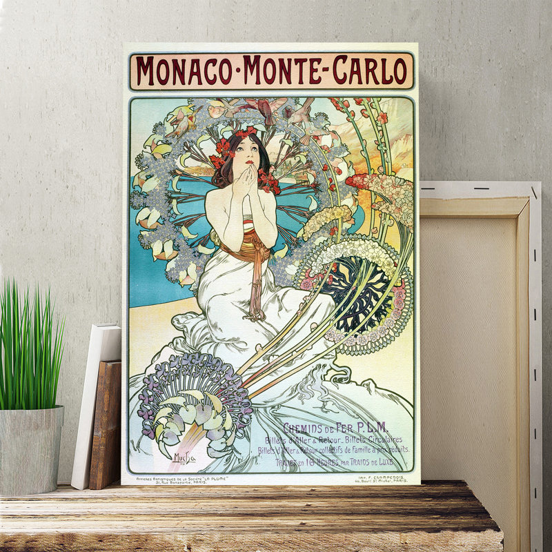 Alphonse Mucha Wrapped Canvas Print, 60cm H x 40cm W