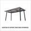 Table de salle à manger de cuisine moderne extensible 55,12 à 70,87 po
