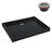 Streamline 42 in. x 34 in. Corner Acrylic Shower Base in Glossy Black with Left Drain, Drain Included-117295508